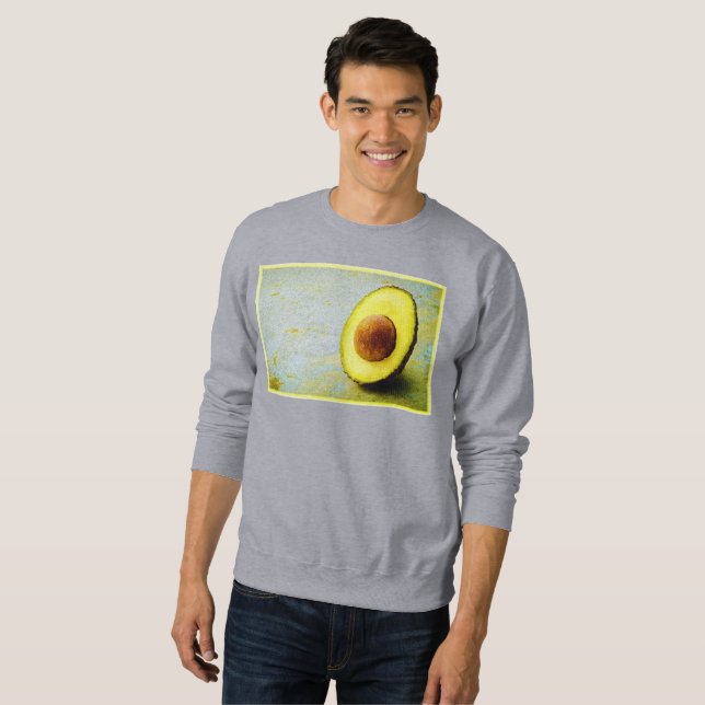 "Half Avocado" Cute Photo. Buy Now Sweatshirt (Front Full)