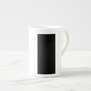 Half Black And Half White Middle Customize This Bone China Mug
