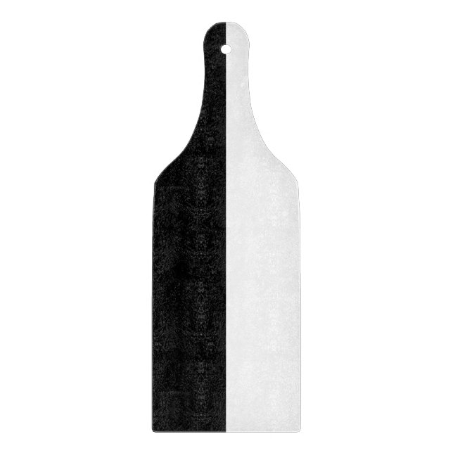 Half Black And Half White Middle Customize This Cutting Board (Front)