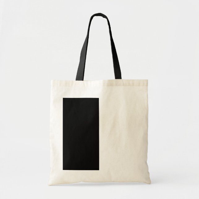 Half Black And Half White Middle Customize This Tote Bag (Front)