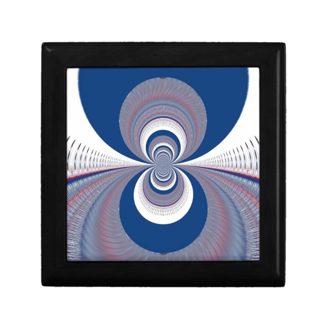 Half Blue Keepsake Box (Front)