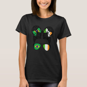 Half Brazilian Half Irish Girl Brazil Kids T-Shirt
