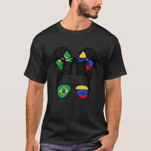 Half Brazilian Half Venezuelan Girl Brazil Kids T-Shirt