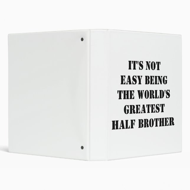 Half Brother 3 Ring Binder (Background)