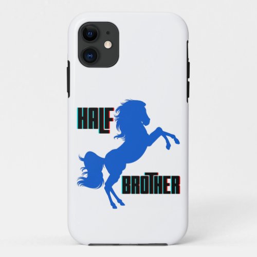 Half Brother Horse Rearing iPhone 11 Case