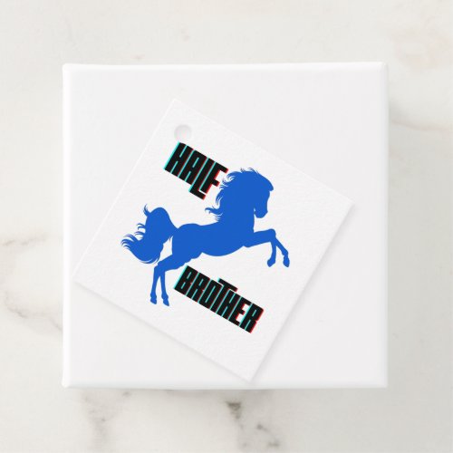 Half Brother Horse Rearing Favor Tags