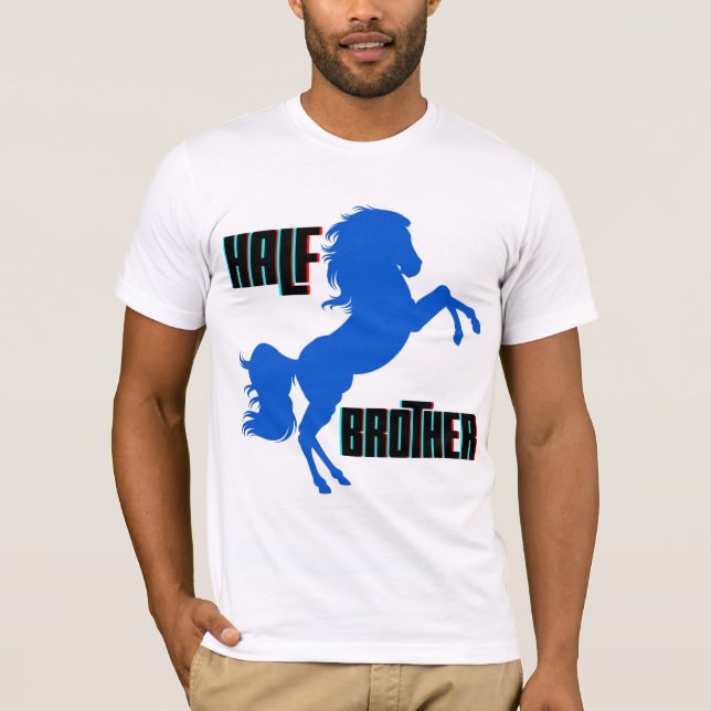 Half Brother Horse Rearing T-Shirt (Front)