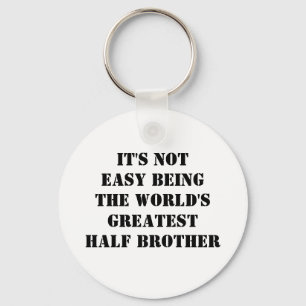 Half Brother Keychain