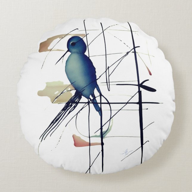 Half captive 1 round pillow (Front)