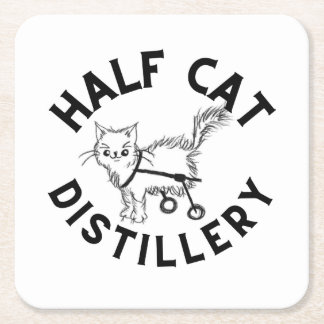 Half Cat Coaster