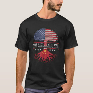 Half Chinese Half American USA Flag China America T-Shirt