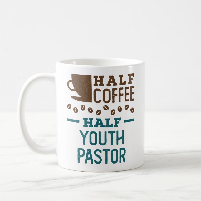Half Coffee Half Youth Pastor Mug (Left)