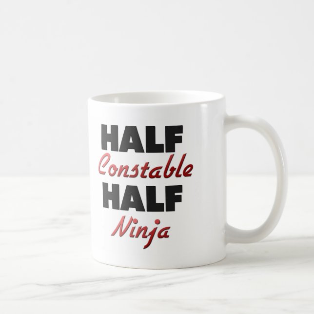 Half Constable Half Ninja Coffee Mug (Right)