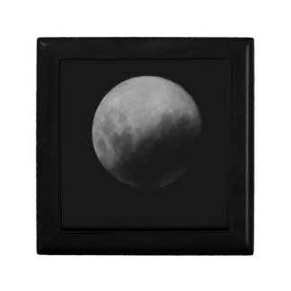 Half covered moon Astronomy  Gift Box