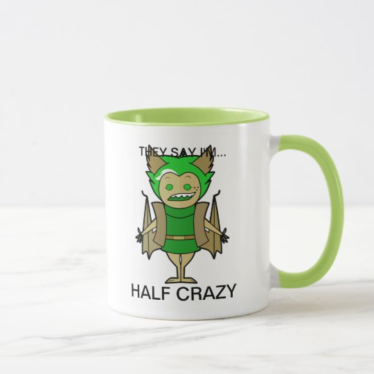 HALF CRAZY mug