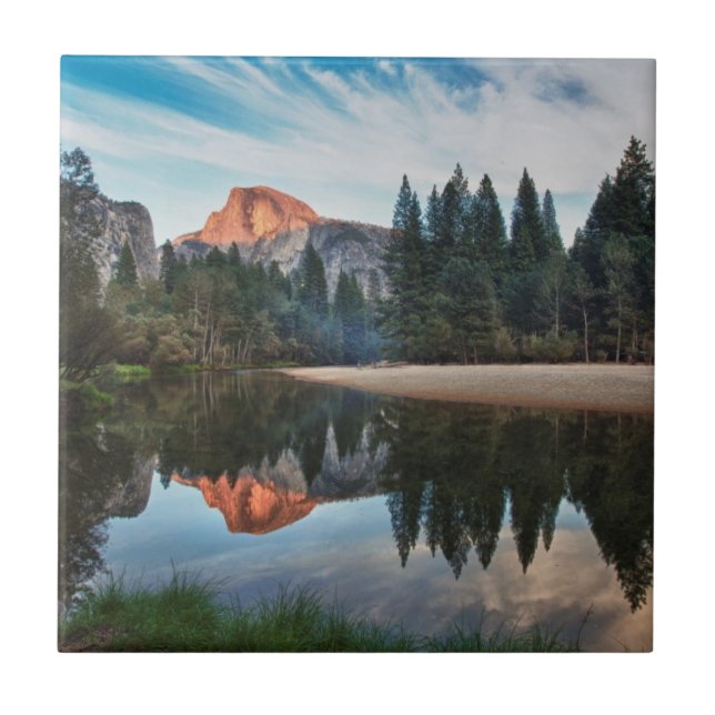 Half Dome and Merced Ceramic Tile (Front)
