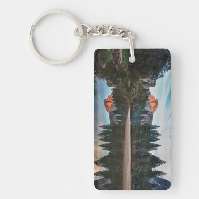 Half Dome and Merced Keychain (Front)
