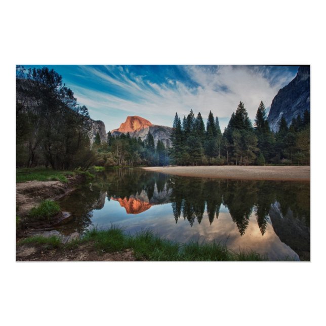 Half Dome and Merced Poster (Front)