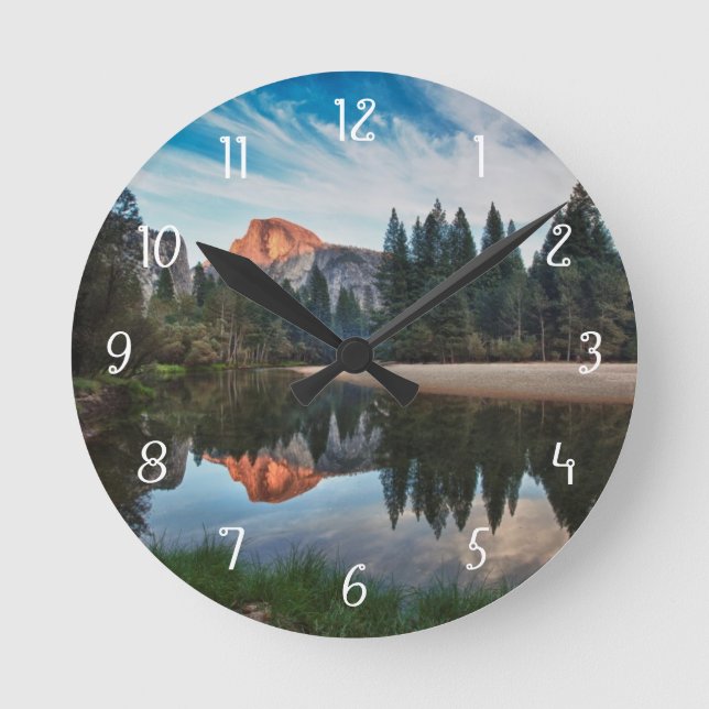 Half Dome and Merced Round Clock (Front)