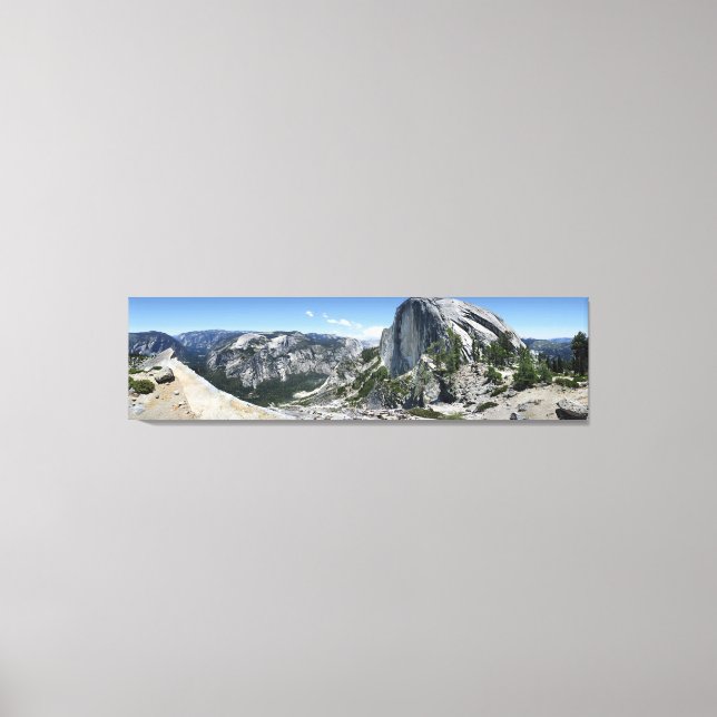 Half Dome and Yosemite Valley - Yosemite Canvas Print (Front)
