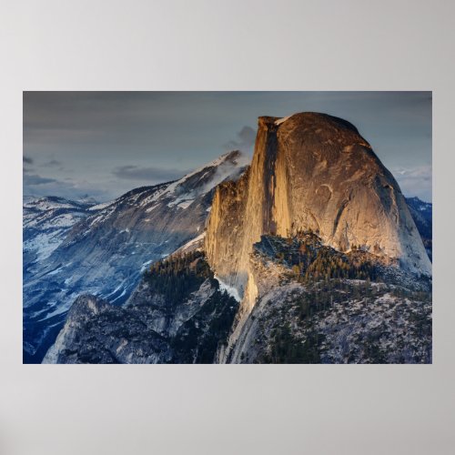 Half Dome at Sunset Poster