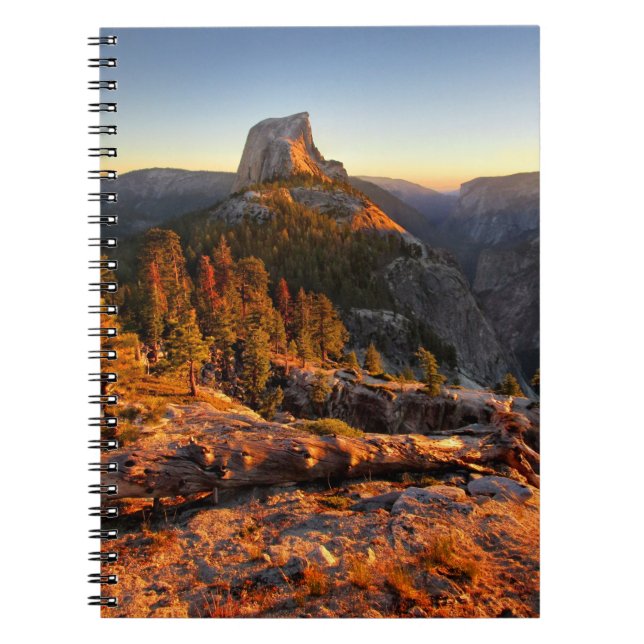 Half Dome at Sunset - Yosemite Notebook (Front)