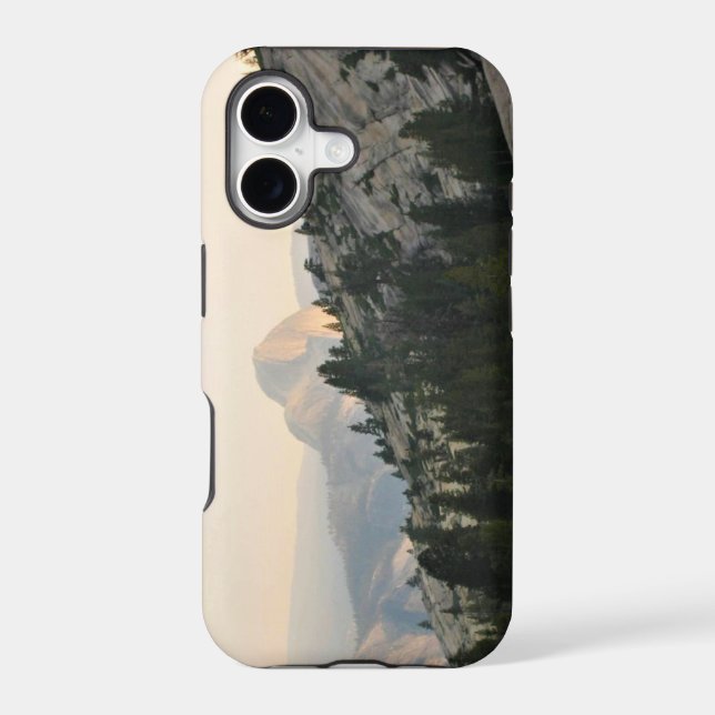 Half Dome from Olmstead Point, Yosemite, CA Iphone Case (Back)