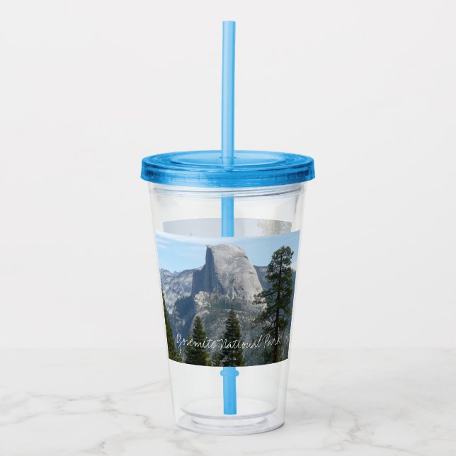 Half Dome from Panorama Trail I Acrylic Tumbler (Front)