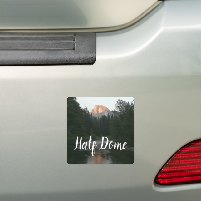 Half Dome from Panorama Trail I Car Magnet (In Situ)