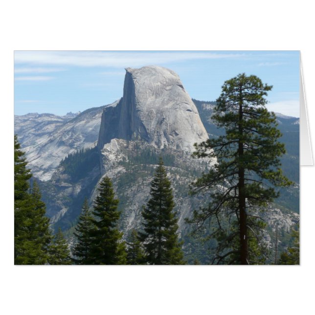 Half Dome from Panorama Trail I Card (Front Horizontal)