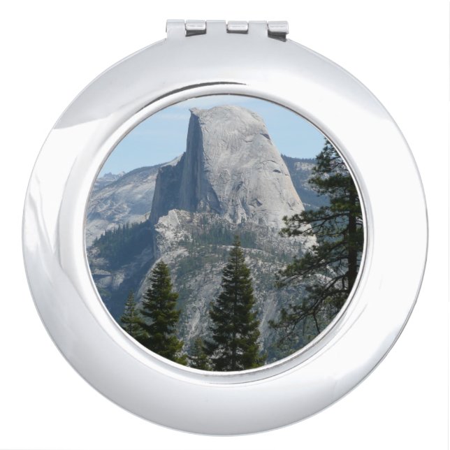 Half Dome from Panorama Trail I Compact Mirror (Front)