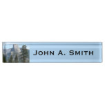 Half Dome from Panorama Trail I Desk Name Plate