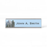 Half Dome from Panorama Trail I Desk Name Plate