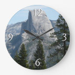 Half Dome from Panorama Trail I Large Clock