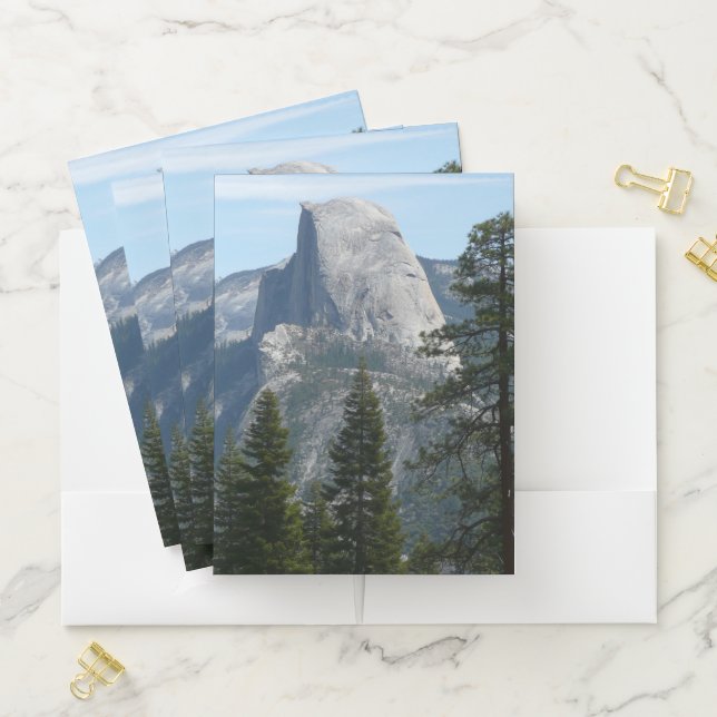 Half Dome from Panorama Trail I Pocket Folder (In Situ)
