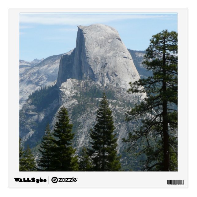 Half Dome from Panorama Trail I Wall Sticker (Front)