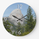 Half Dome from Panorama Trail II Large Clock