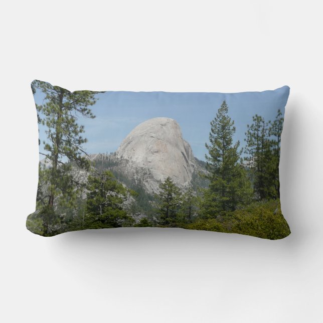 Half Dome from Panorama Trail II Lumbar Pillow (Front)