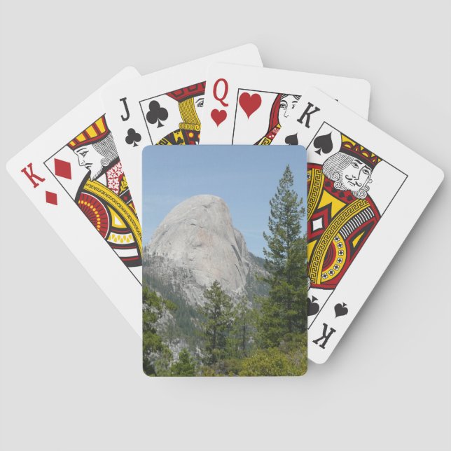 Half Dome from Panorama Trail II Poker Cards (Back)