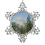 Half Dome from Panorama Trail II Snowflake Pewter Christmas Ornament
