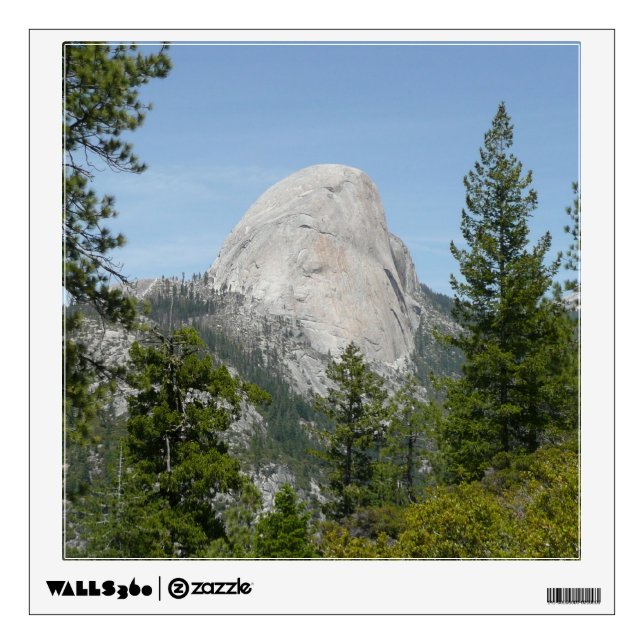 Half Dome from Panorama Trail II Wall Sticker (Front)