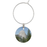 Half Dome from Panorama Trail II Wine Glass Charm