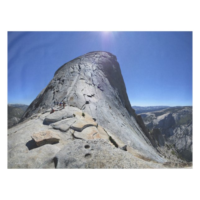 Half Dome from the Base of the Cables - Yosemite Tablecloth (Front (Horizontal))