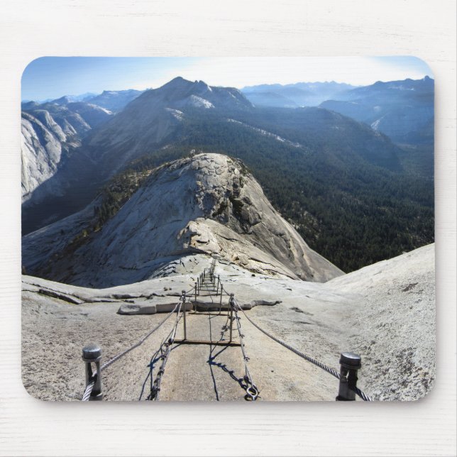 Half Dome From the Cables - Yosemite Mouse Pad (Front)
