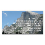Half Dome from the Side in Yosemite National Park Business Card Magnet