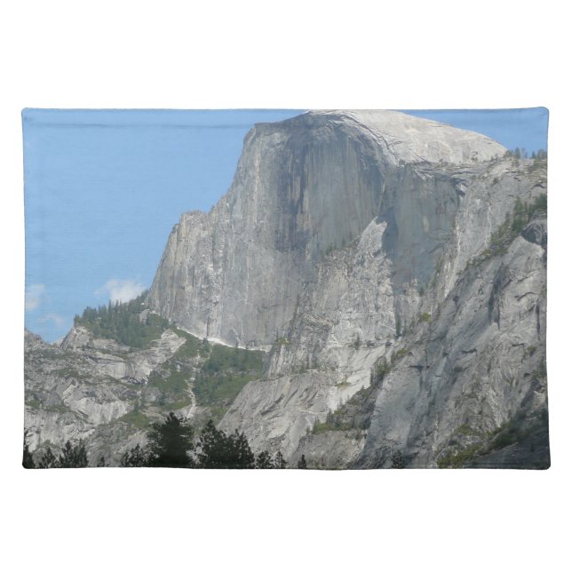 Half Dome from the Side in Yosemite National Park Cloth Placemat (Front)