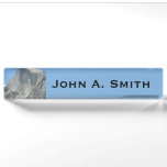 Half Dome from the Side in Yosemite National Park Desk Name Plate