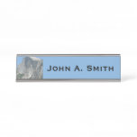 Half Dome from the Side in Yosemite National Park Desk Name Plate