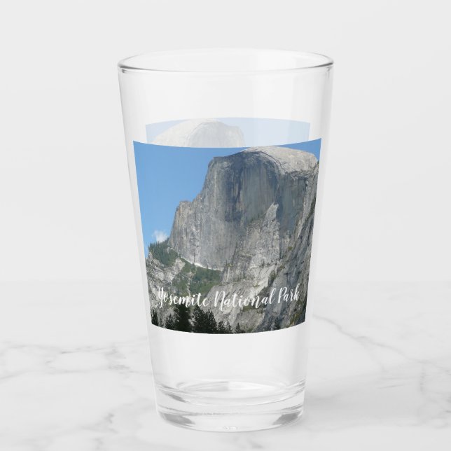 Half Dome from the Side in Yosemite National Park Glass (Front)