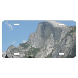 Half Dome from the Side in Yosemite National Park License Plate